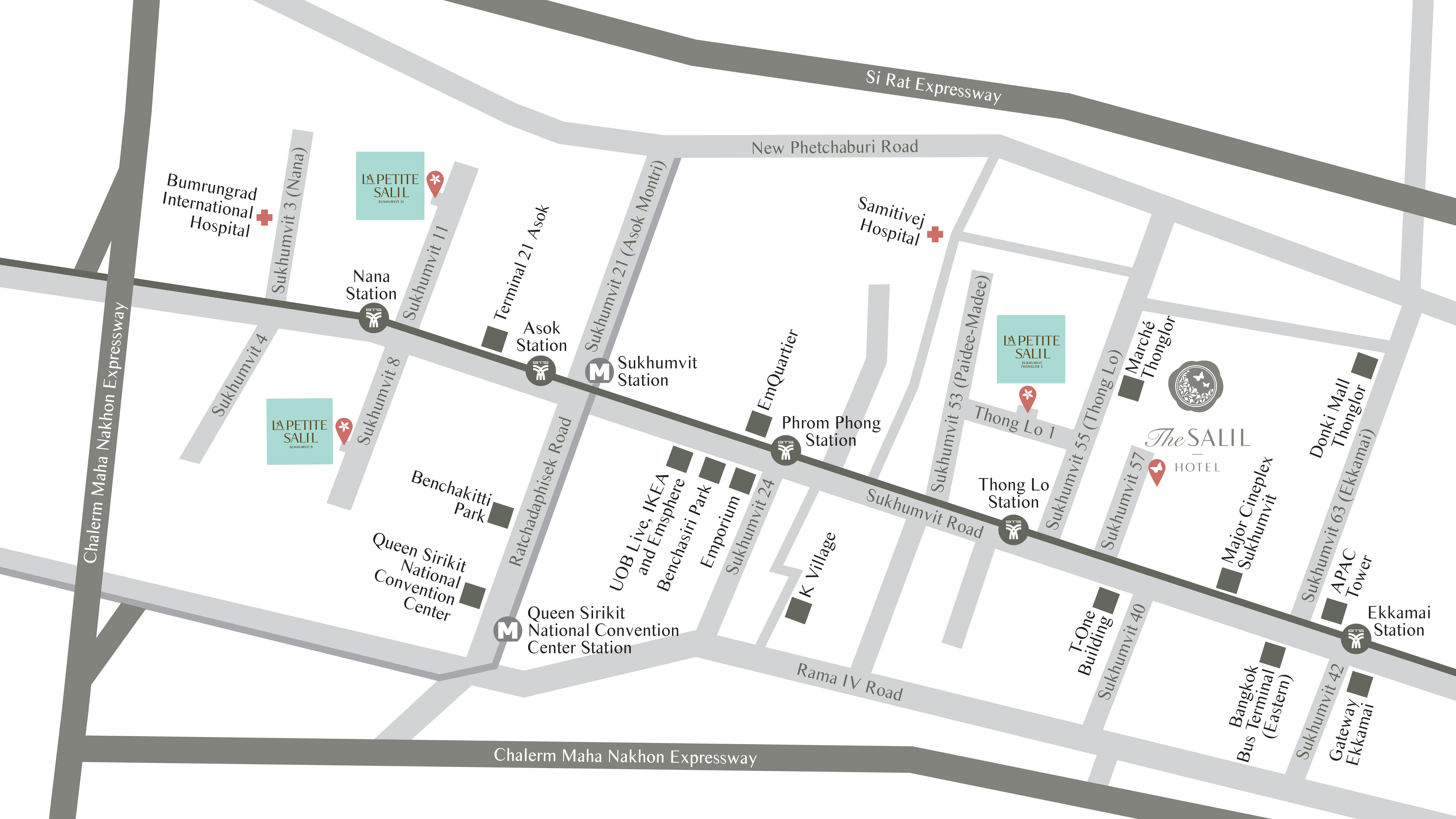 The Salil Hotel - Map and Location